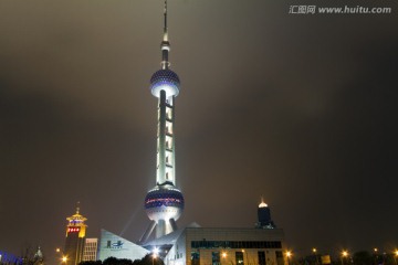 上海 陆家嘴 夜景 东方明珠