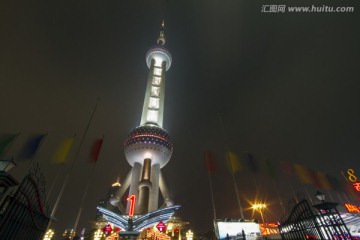 上海 陆家嘴 夜景 东方明珠