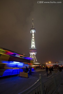 上海 陆家嘴 夜景 东方明珠