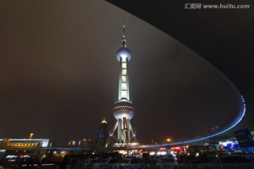 上海 陆家嘴 夜景 东方明珠