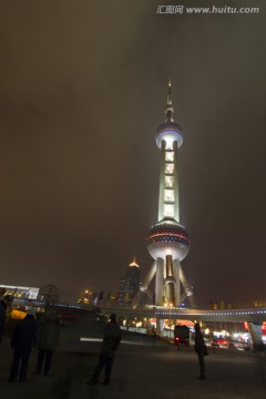 上海 陆家嘴 夜景 东方明珠