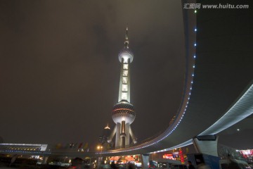 上海 陆家嘴 夜景 东方明珠