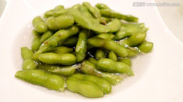 盐水毛豆 餐饮 美食 餐桌