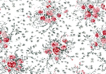 青花瓦小花 碎花