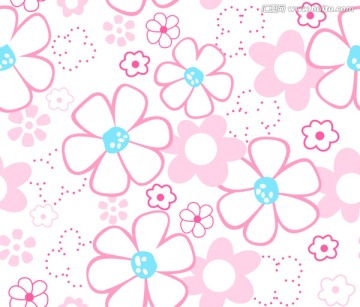 青花瓦小花 碎花