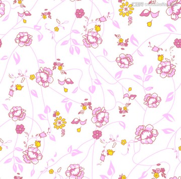 青花瓦小花 碎花