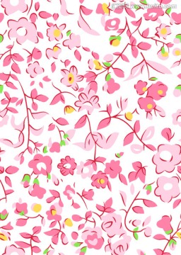 青花瓦小花 碎花