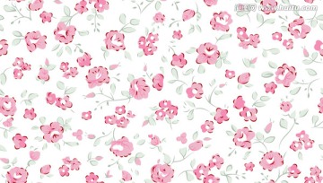 青花瓦小花 碎花