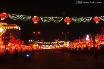 元宵灯会 灯光 花灯 夜景