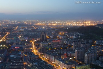 青岛开发区城市夜景