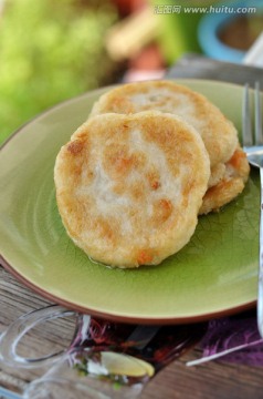 芋泥虾仁饼