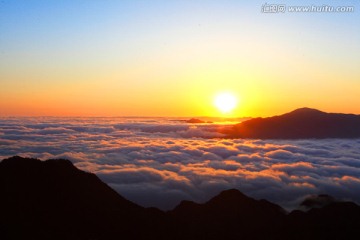 九仙山日出 云瀑