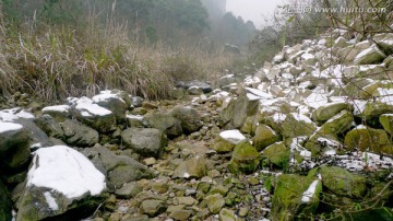 中国四川 九寨沟 原生态 冬天