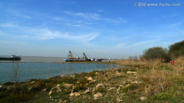 湖南岳阳洞庭湖 淡水湖 景区