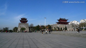 湖南岳阳洞庭湖 淡水湖 景区