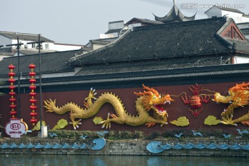 南京夫子庙 商业街 旅游景点