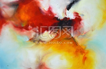 抽象油畫