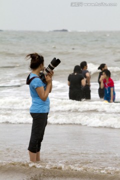 浙江 朱家尖 南沙海滨 海边