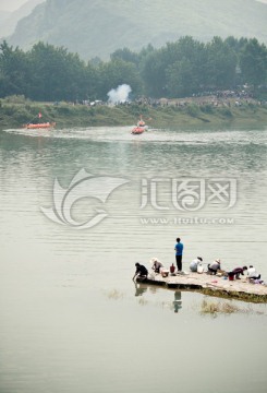 秋浦河端午赛龙舟