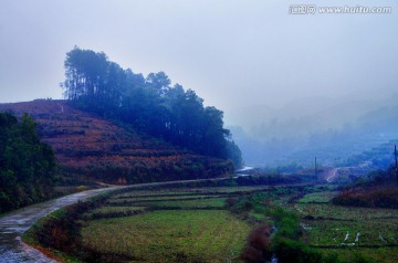 烟雨 路