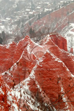 红石谷风景