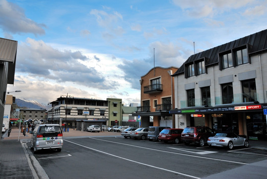 新西兰皇后镇街景