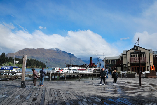 新西兰皇后镇游船码头