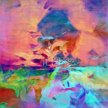 抽象油畫 裝飾畫