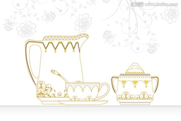 花片茶具