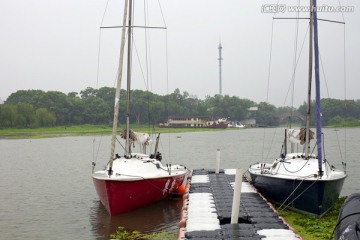 上海 淀山湖 休闲场所 帆船