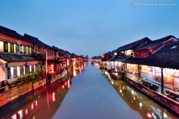 水乡西塘夜景