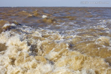 上海 淀山湖 水面 波浪 光影