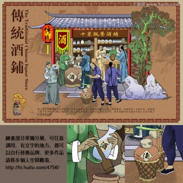 酒文化 釀酒 酒鋪 古代人物