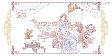 陽臺美女