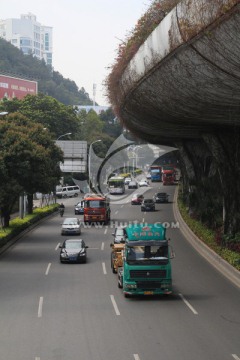 马路上的车辆