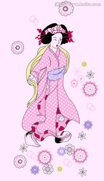 女人卡通