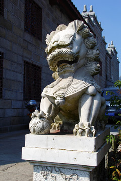 石狮 狮子 雕塑 石雕