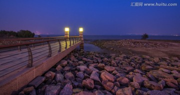 深圳湾公园夜景