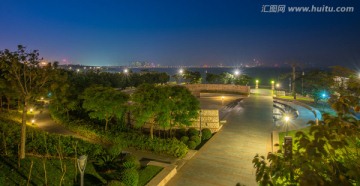 深圳湾公园夜景