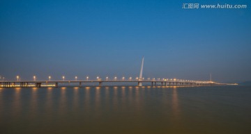 深圳湾大桥夜景