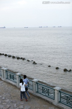 海堤 河堤 堤坝 港口 上海