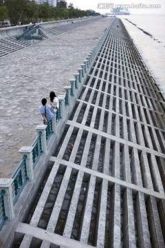 海堤 河堤 堤坝 港口 上海