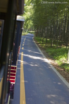 天目湖 南山竹海 观光车 道路