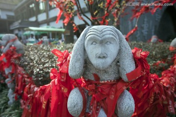 天目湖 南山竹海 猴子 雕像