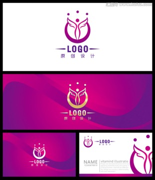 女性 LOGO 商標