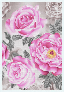 油畫花卉