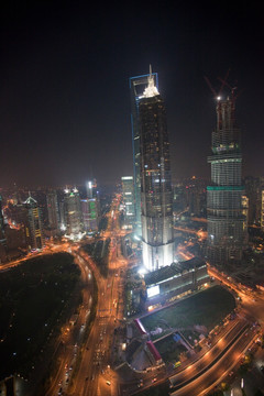 上海 浦东 陆家嘴 夜景 都市