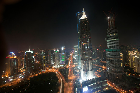 上海 浦东 陆家嘴 夜景 都市