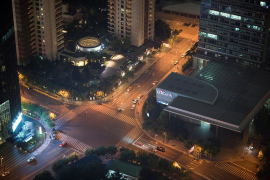 上海 浦东 陆家嘴 夜景 都市