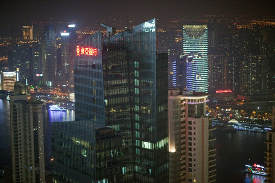 上海 浦东 陆家嘴 夜景 都市